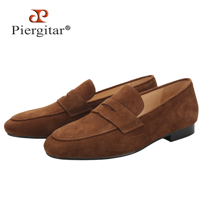 Men'S Luxury Formal Wear Brands - Мужские разноцветные замшевые мокасины Piergitar, деловая