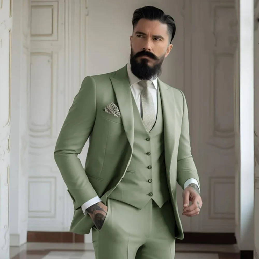 Костюм мужской из 3 предметов  – обзор и цена Men Formal Wear With Coat