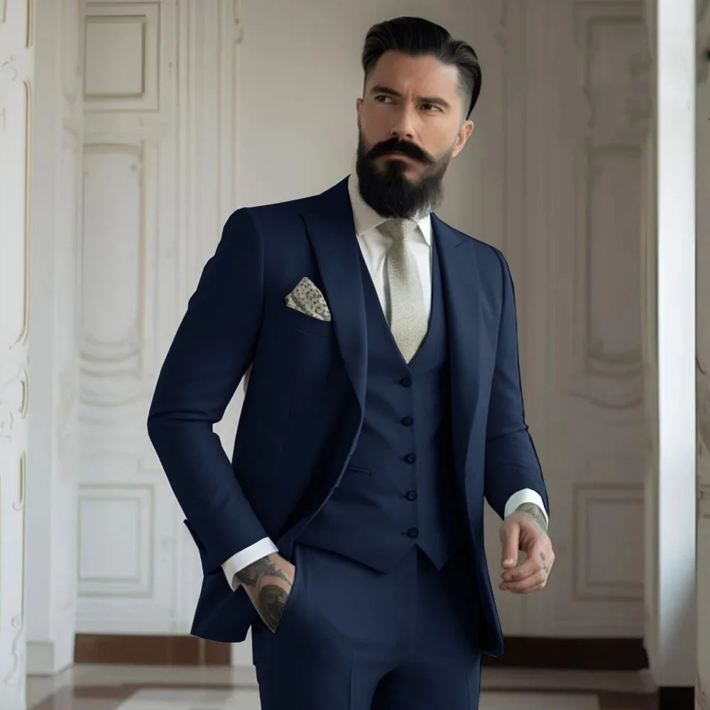 Костюм мужской из 3 предметов  – обзор и цена Men Formal Wear With Coat