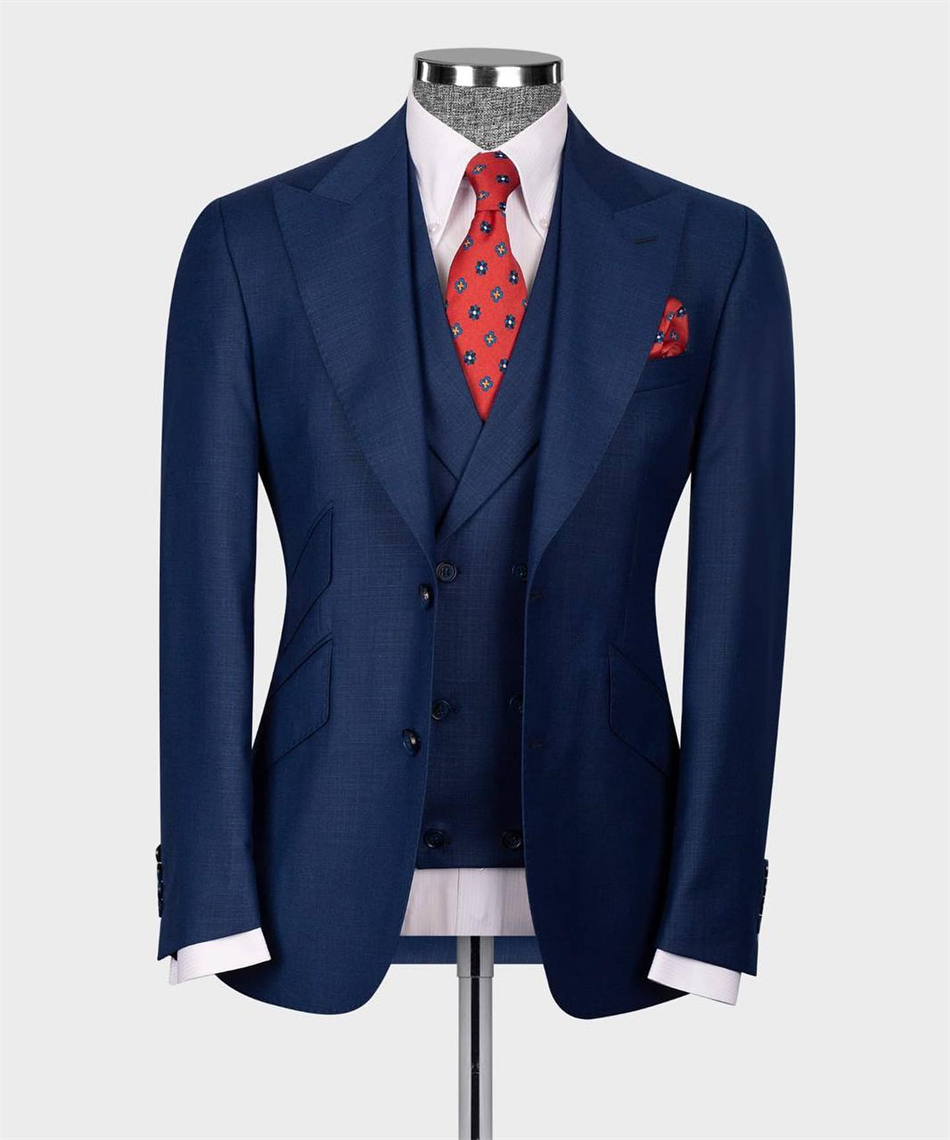 Элегантный темно-синий классич – обзор и цена Elegant Formal Men'S Wear