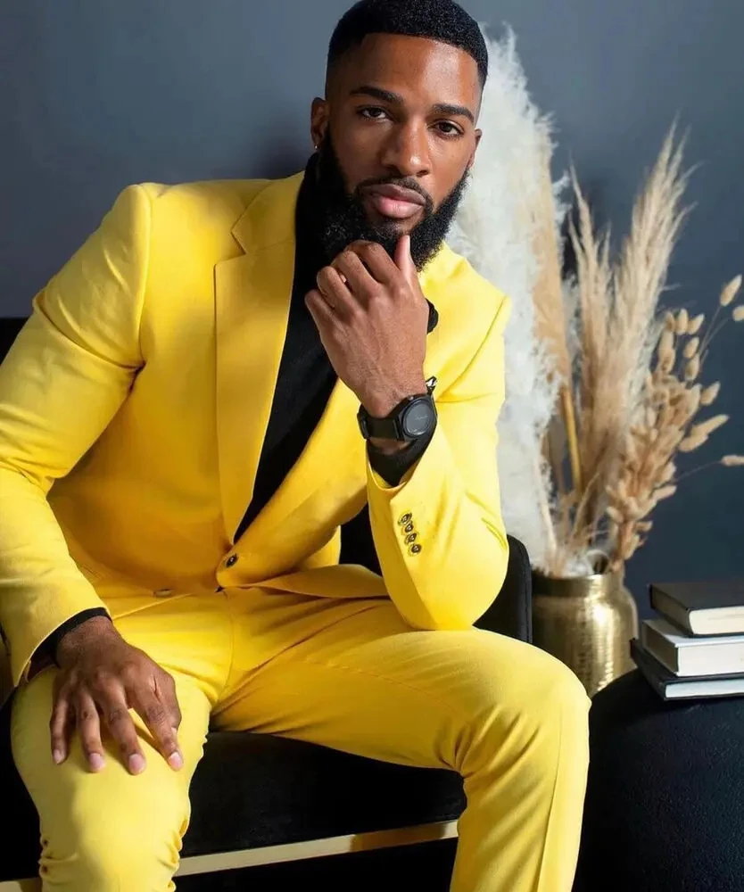 Желтые мужские костюмы, притал – обзор и цена Formal Wear For Men Yellow