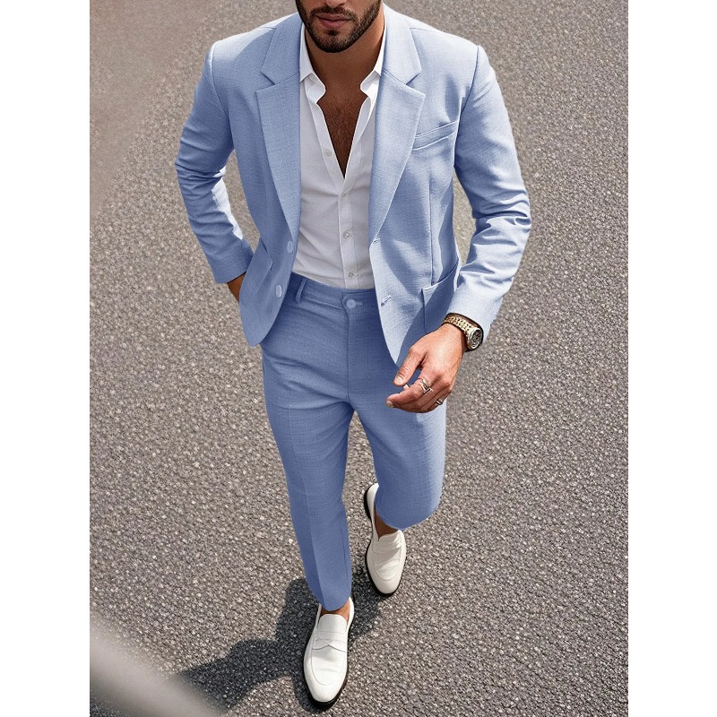 Мужской деловой костюм-двойка  – обзор и цена Men Formal Wear For Wedding