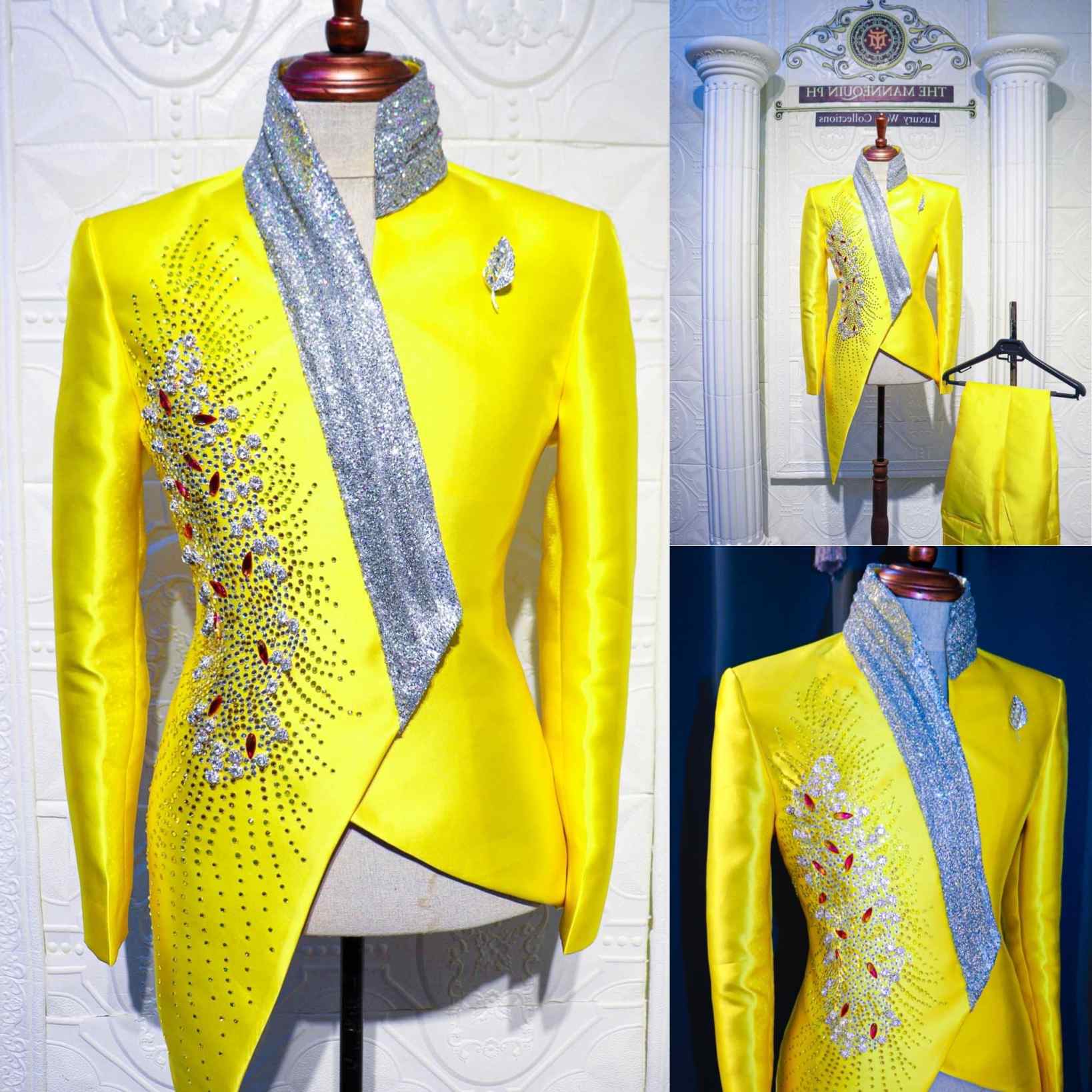 Модные желтые свадебные смокин – обзор и цена Formal Wear For Men Yellow