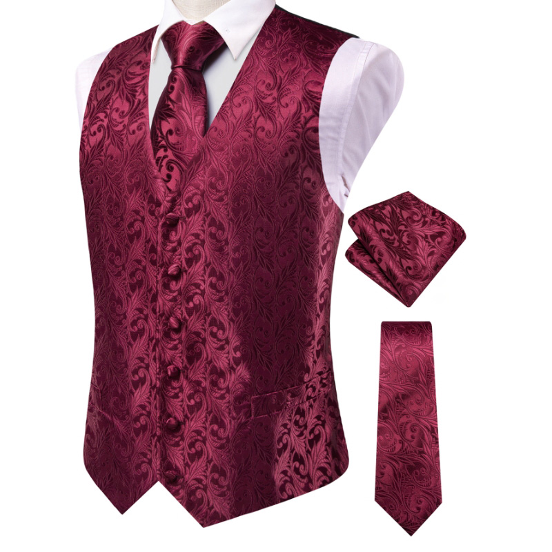 Мужской бордовый жаккардовый ж – обзор и цена Men'S Formal Wear Ties