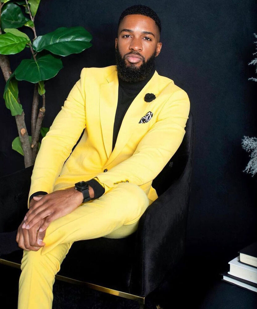 Мужской желтый костюм, притале – обзор и цена Formal Wear For Men Yellow