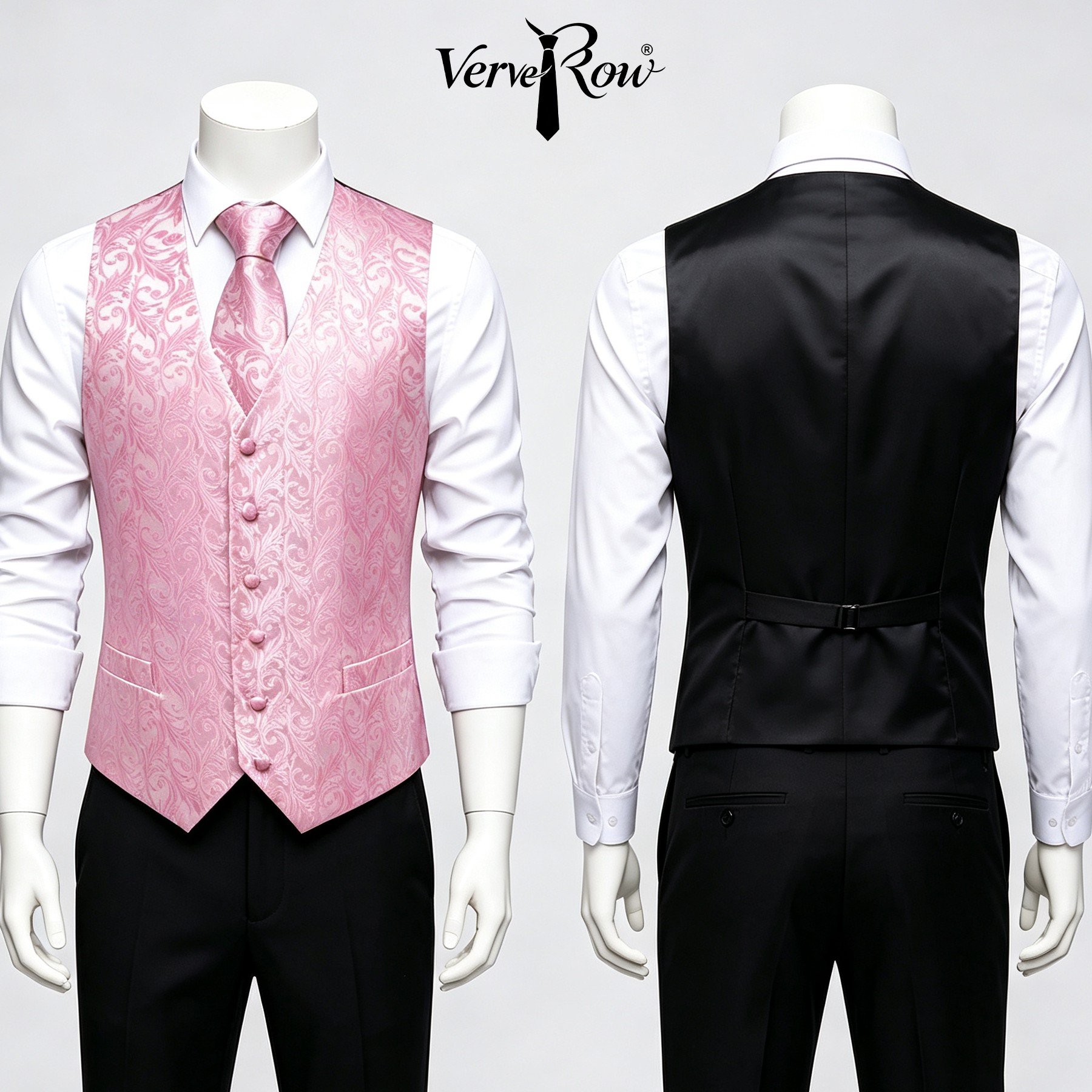 Мужской розовый галстук и плат – обзор и цена Men'S Formal Wear Ties
